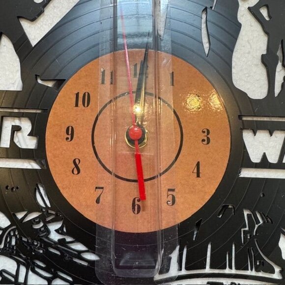 Star Wars Vinyl Record Wall Clock With RGB LED Remote Control - Picture 2 of 7